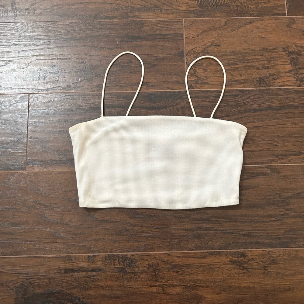 shein ribbed cami cropped crop top
